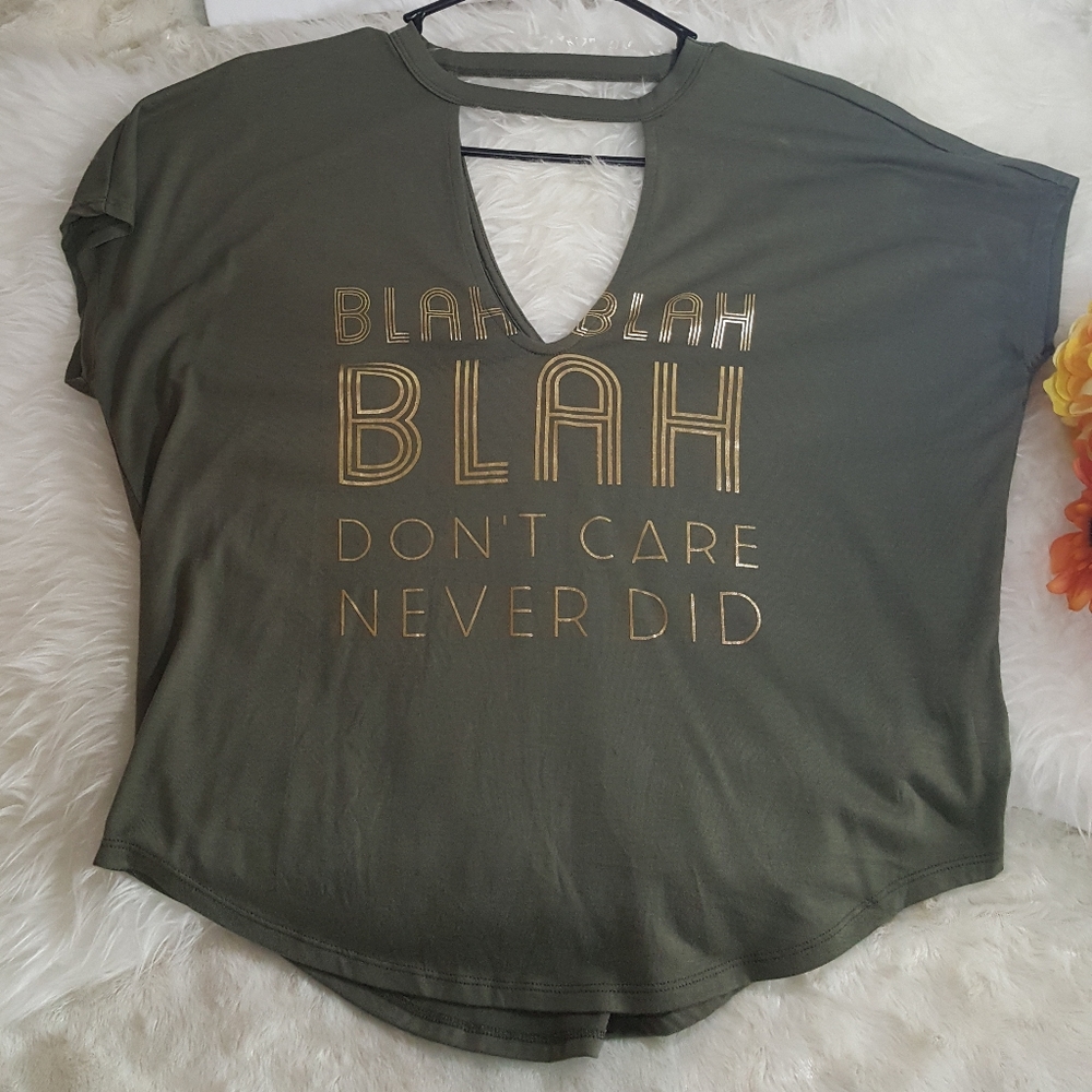 Self Esteem keyhole top Sz M